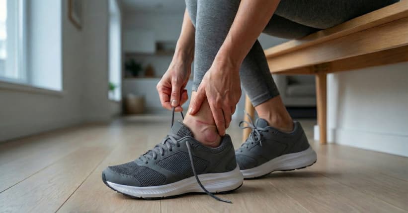 Fine giornata: piede gonfio, scarpa che stringe